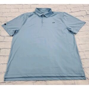 Good Good Golf Polo Shirt MENS SIZE XL Light Blue Moisture Wick Performance